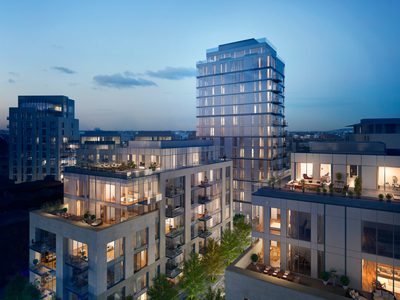 CGI showing view of upper floors of development CGI showing view of upper floors of development