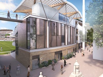 CGI of new Allen Stand at Lord's Cricket ground CGI of new Allen Stand at Lord's Cricket ground