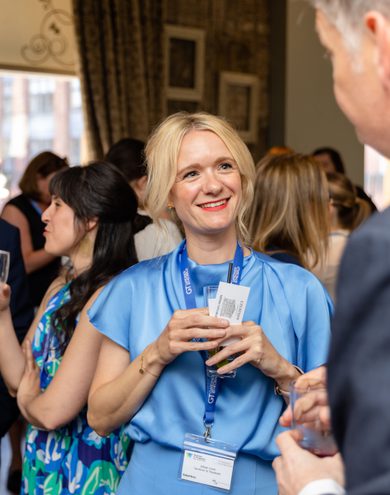G&T's Jillian Love networking at an industry event G&T's Jillian Love networking at an industry event