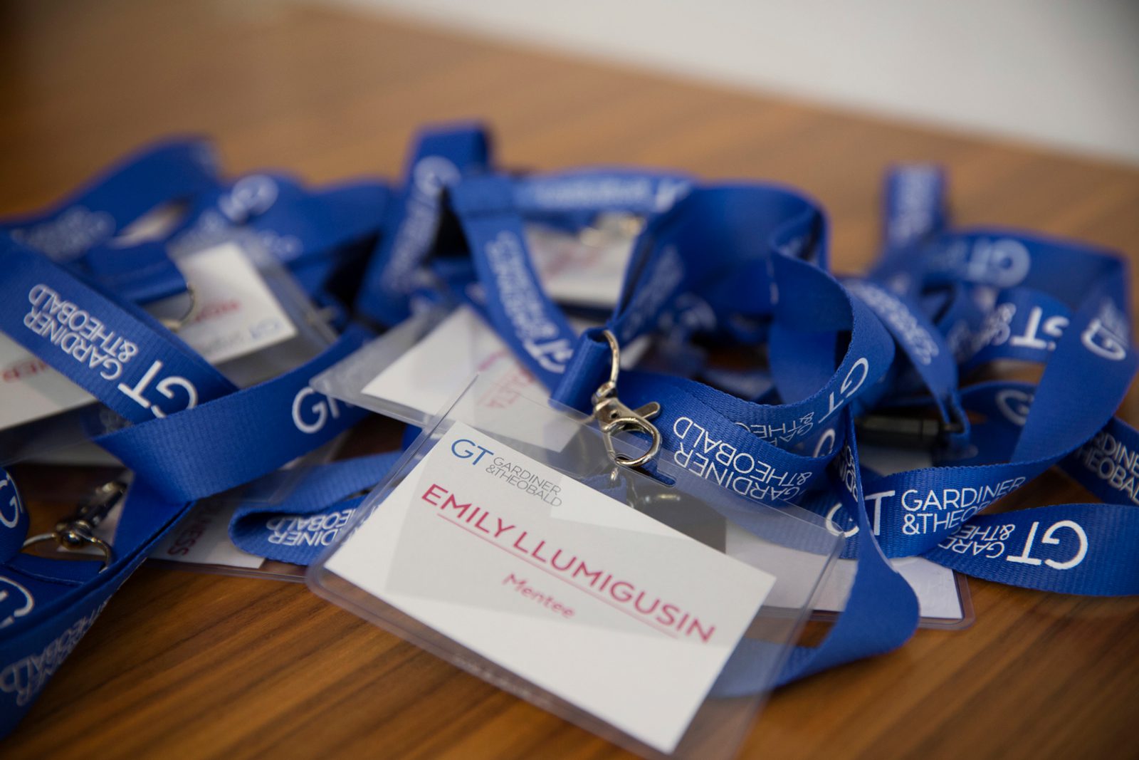 Name badges at the ready
					 - 
					© Christina Solomons