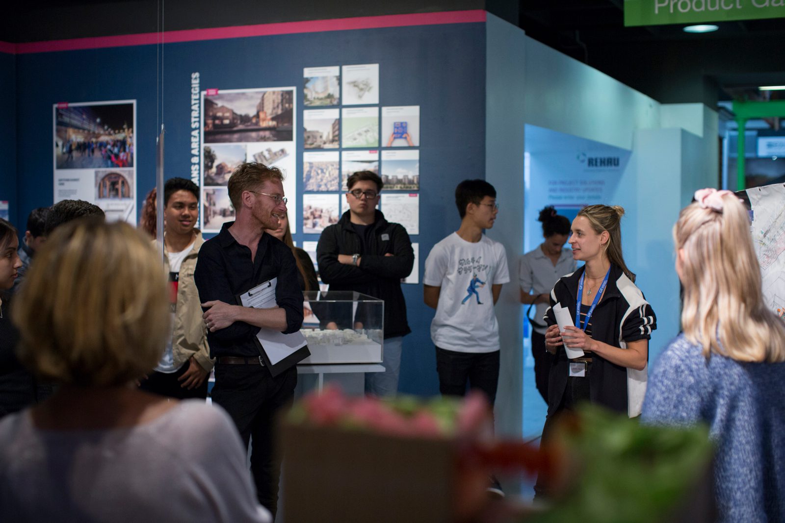 The students give their final presentations at the Building Centre
					 - 
					© Christina Solomons