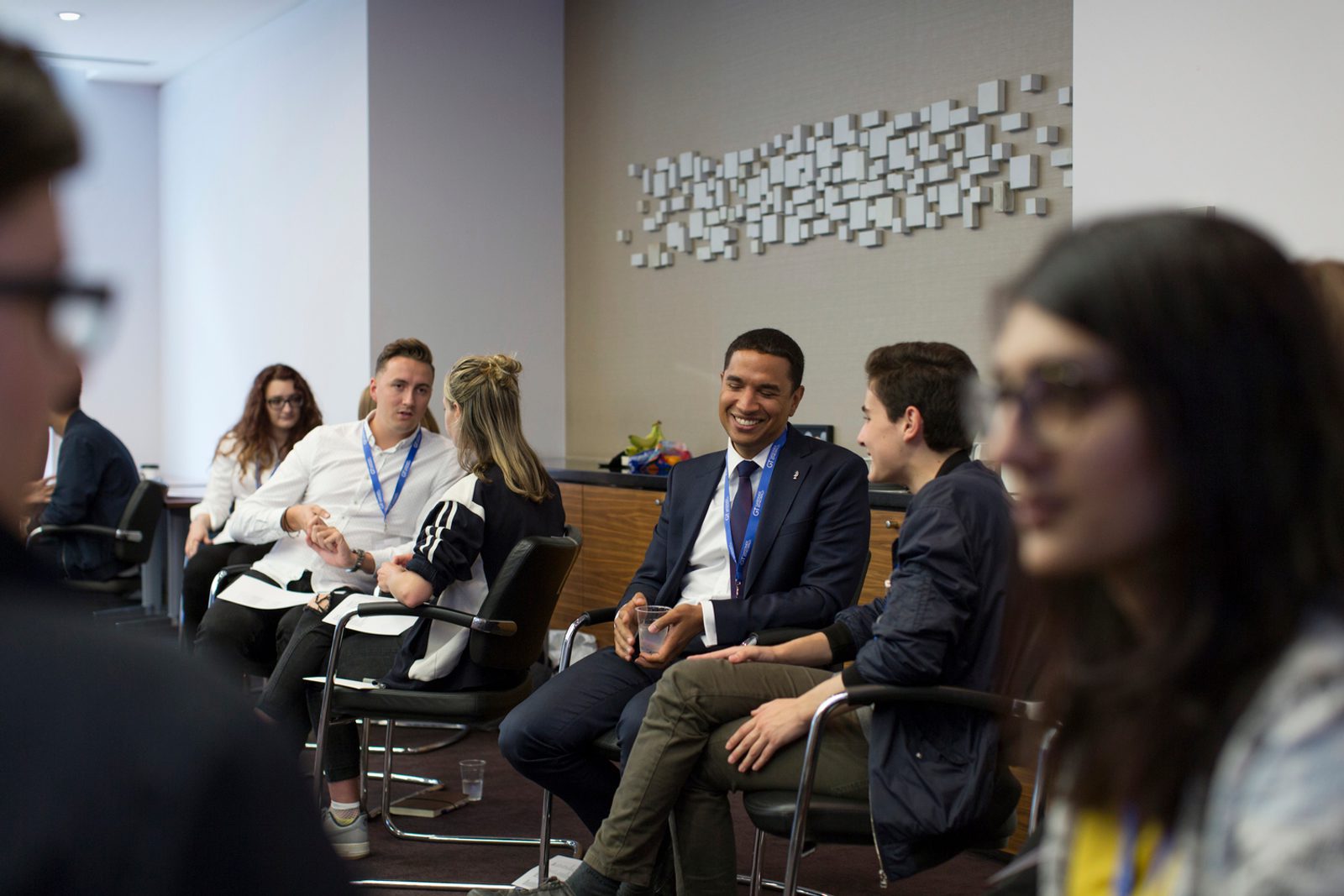 G&T's John Martin taking part in the Speed Mentoring
					 - 
					© Christina Solomons