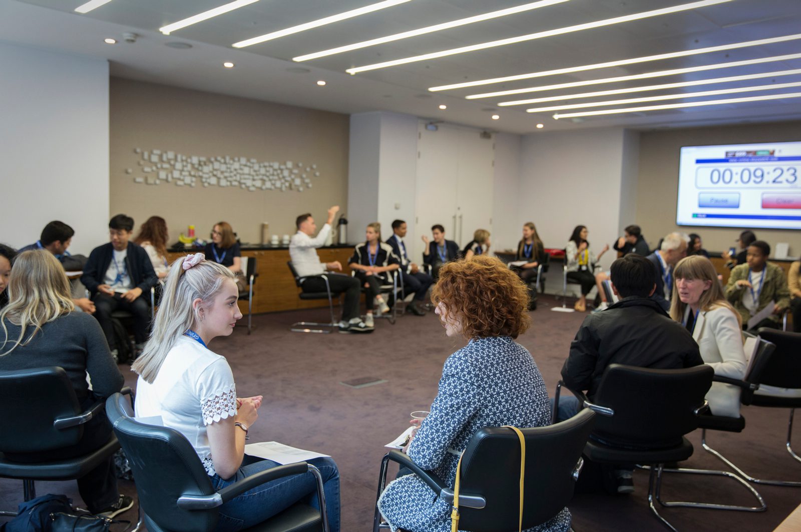 Mentors and Mentees begin Speed Mentoring at G&T
					 - 
					© Christina Solomons