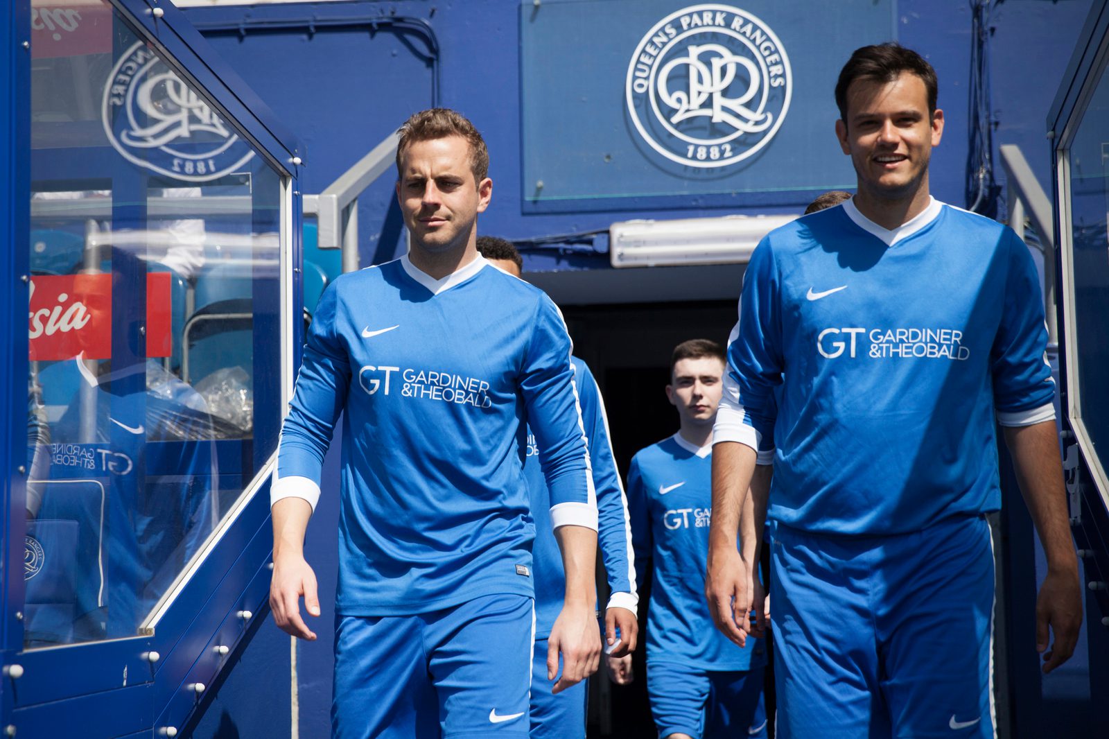 G&T walking out at Loftus Road