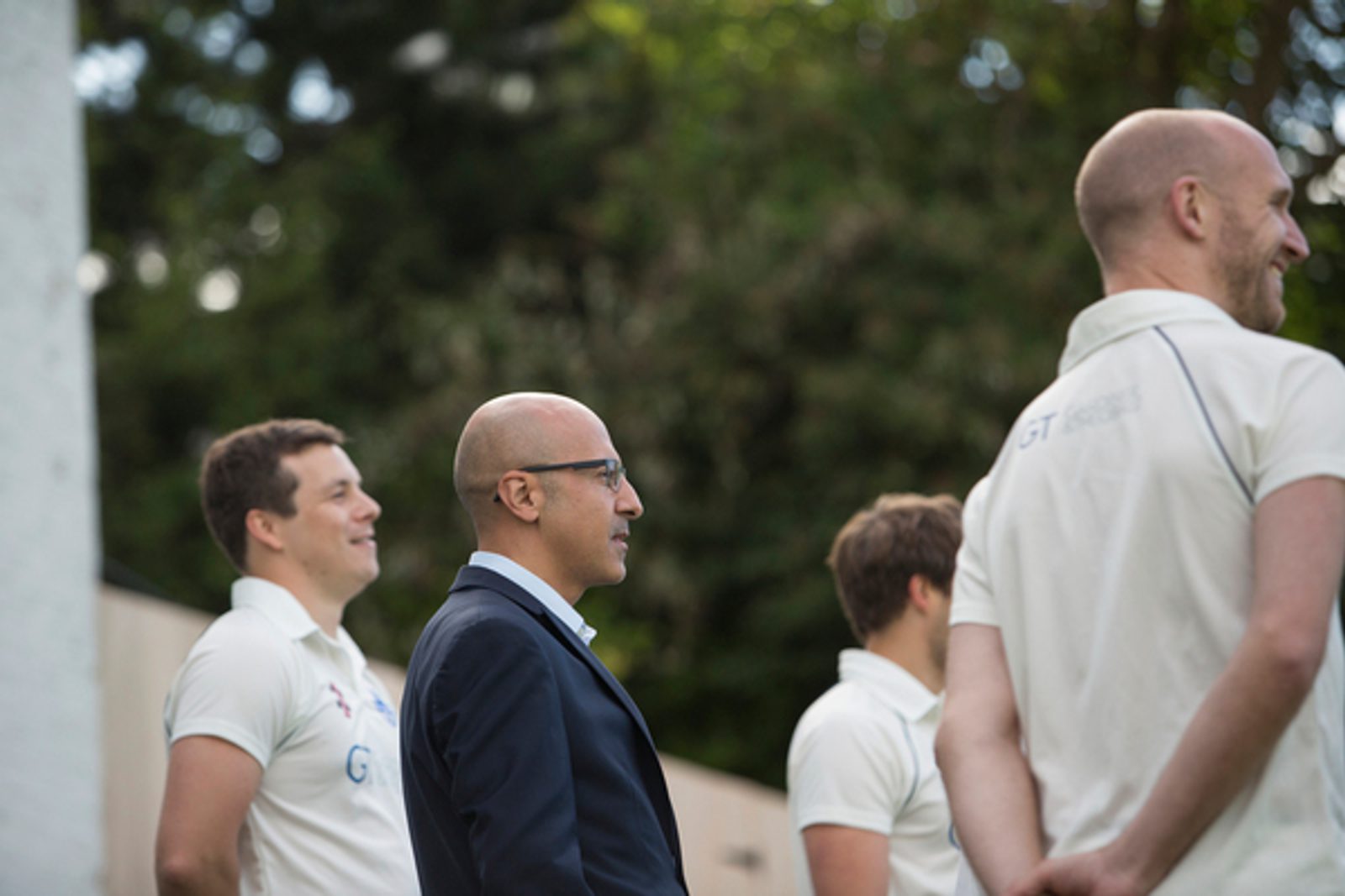 G&T Umpire Extraordinaire, Theo Constandinides watching the action unfold
					 - 
					© Christina Solomons