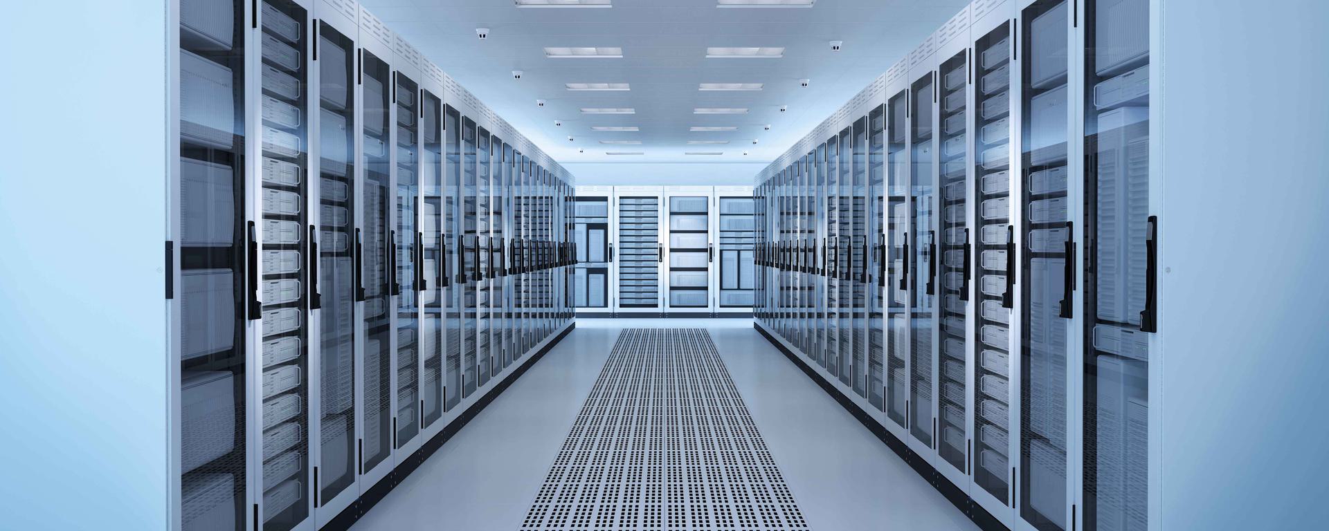 White server room network White server room network