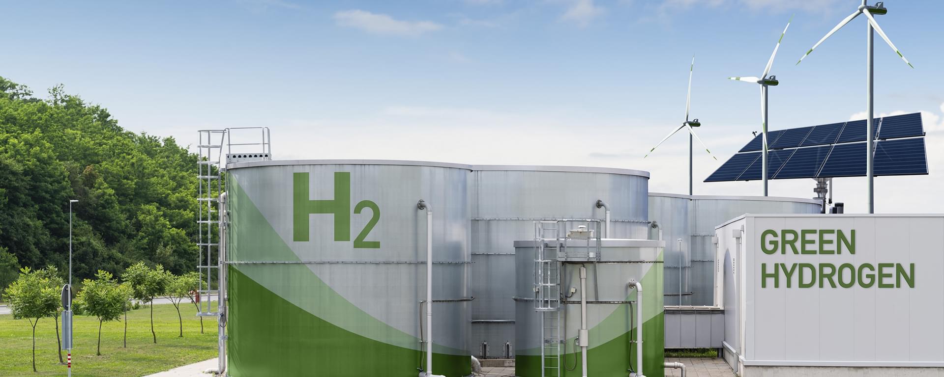 Green hydrogen factory concept - hydrogen production from renewable energy sources