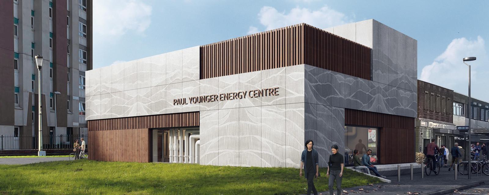 Paul Young Energy Centre - exterior of building