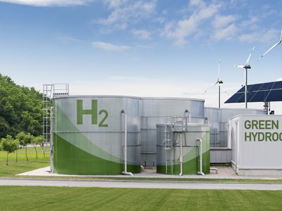 Green hydrogen factory concept - hydrogen production from renewable energy sources Green hydrogen factory concept - hydrogen production from renewable energy sources