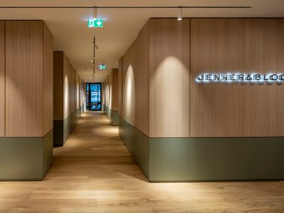 Jenner & Block - reception area Jenner & Block - reception area