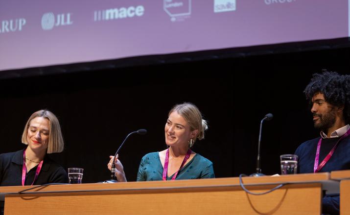 G&T's Evie Treanor speaking on the future leaders panel discussion G&T's Evie Treanor speaking on the future leaders panel discussion